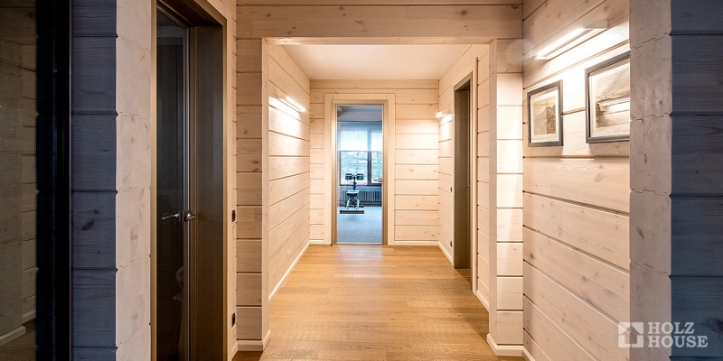 Изысканный двухэтажный дом из клееного бруса по проекту Австрия v3 - фото 12 на сайте Holz House